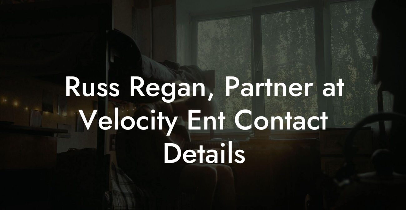 Russ Regan, Partner at Velocity Ent Contact Details