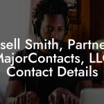 Russell Smith, Partner at MajorContacts, LLC Contact Details
