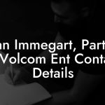 Ryan Immegart, Partner at Volcom Ent Contact Details