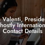 Sam Valenti, President at Ghostly International Contact Details