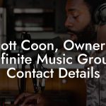 Scott Coon, Owner at Infinite Music Group Contact Details