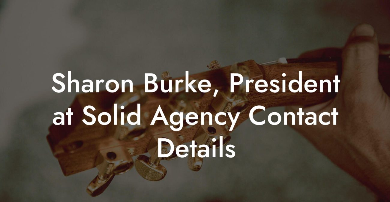 Sharon Burke, President at Solid Agency Contact Details