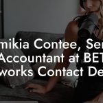 Shimikia Contee, Senior Accountant at BET Networks Contact Details