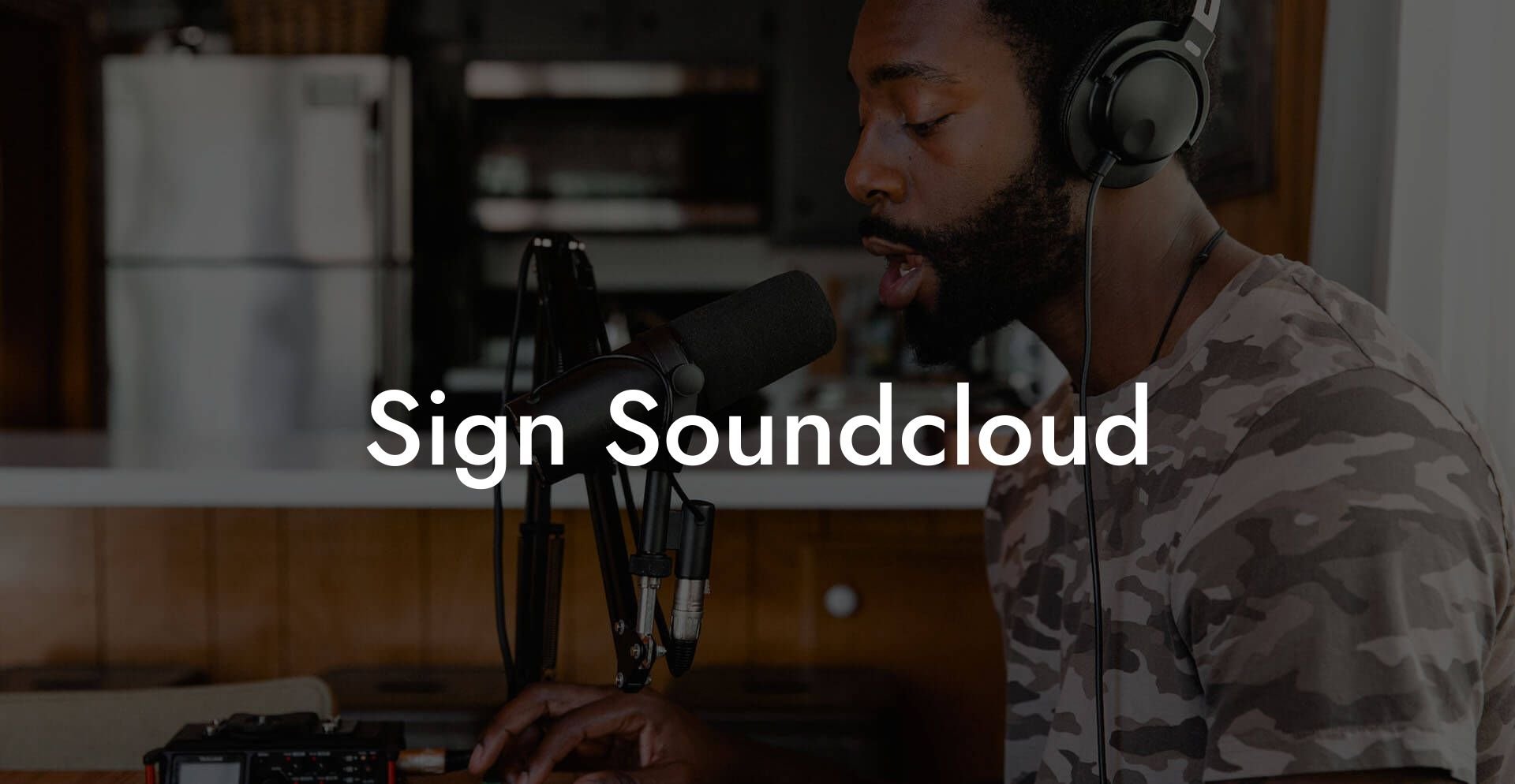 Sign Soundcloud