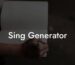 sing generator lyric assistant