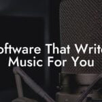 software that writes music for you lyric assistant