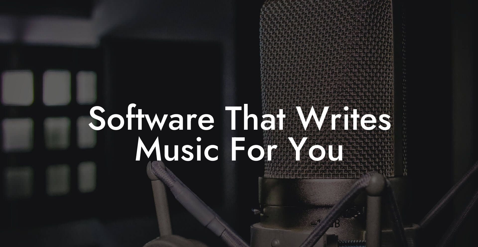 software that writes music for you lyric assistant