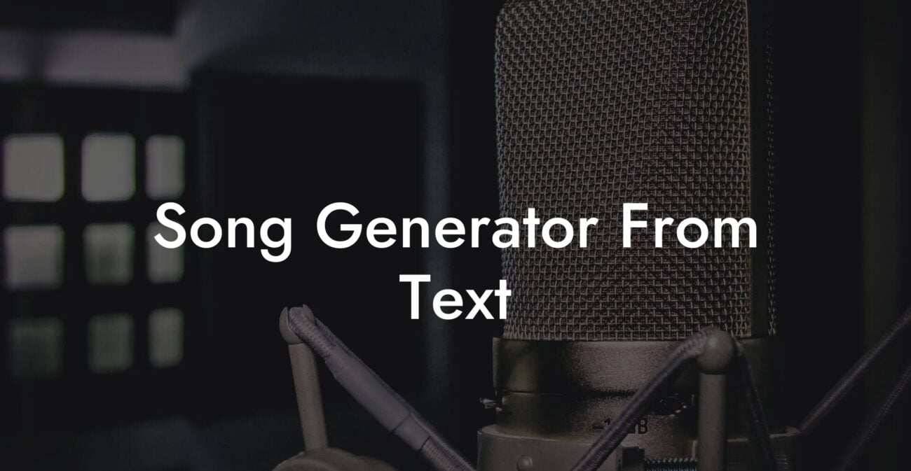 song generator from text lyric assistant