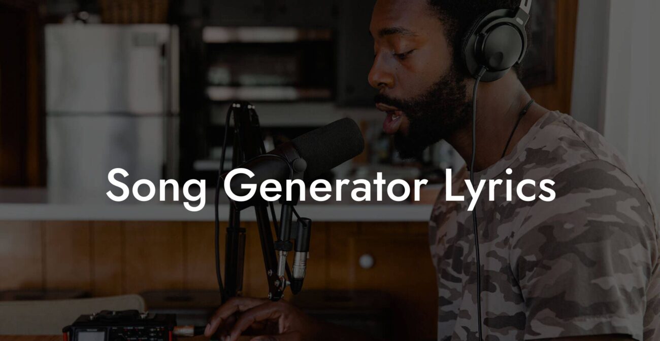 song generator lyrics lyric assistant