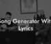 song generator with lyrics lyric assistant