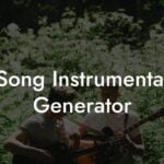 song instrumental generator lyric assistant