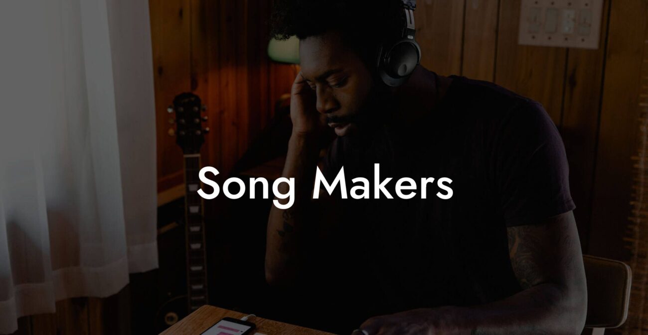 song makers lyric assistant