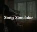 song simulator lyric assistant