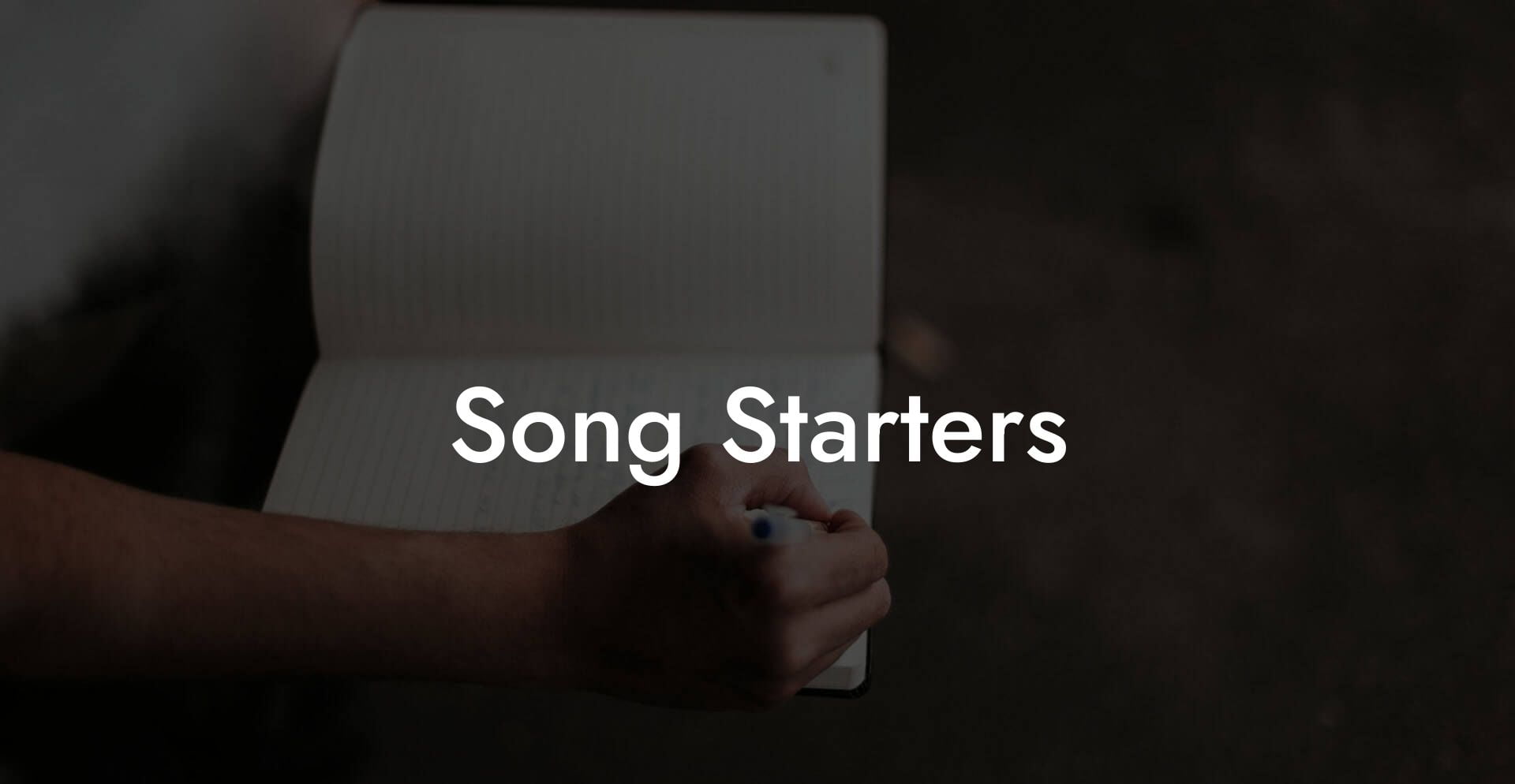 song starters lyric assistant