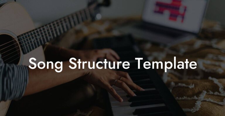 Song Structure Template Lyric Assistant