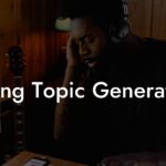 song topic generator lyric assistant