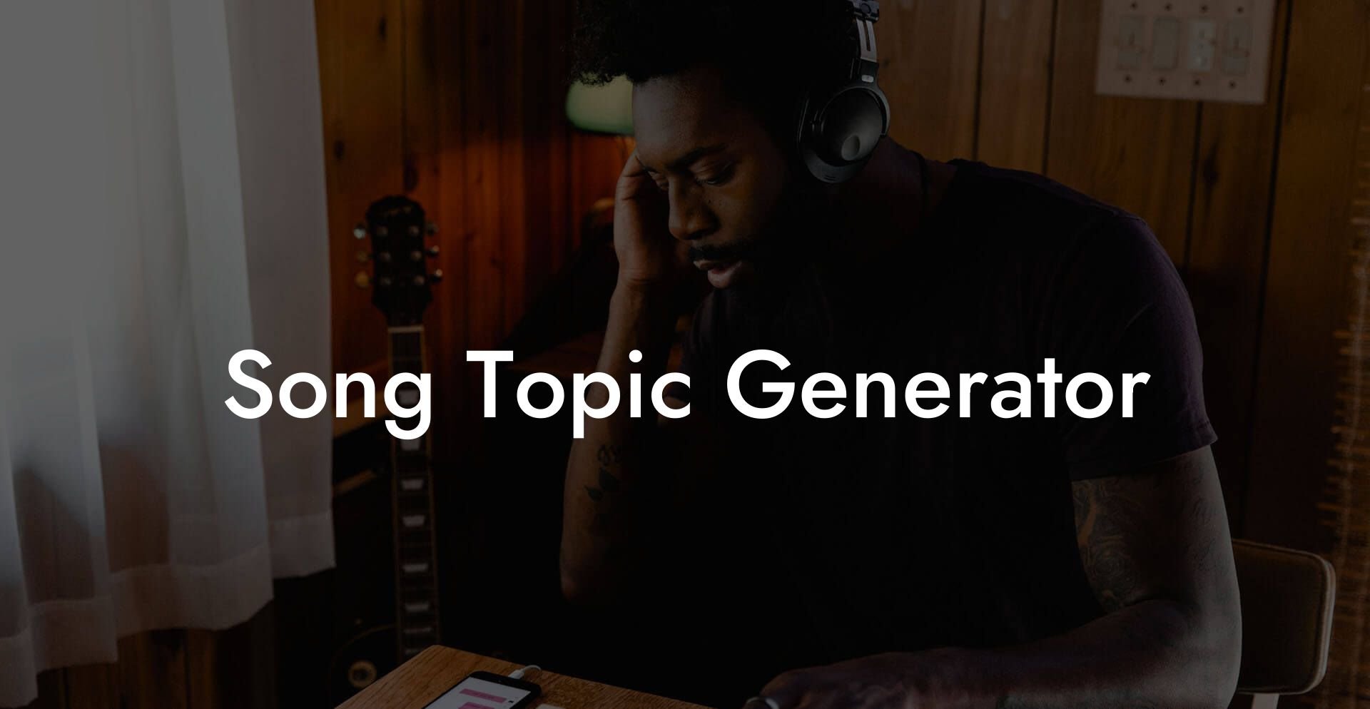 song topic generator lyric assistant