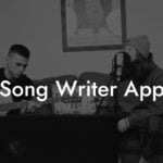 song writer app lyric assistant