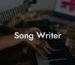song writer lyric assistant