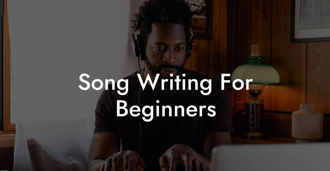 song writing for beginners lyric assistant