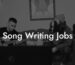 song writing jobs lyric assistant