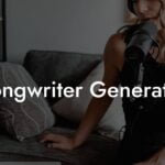 songwriter generator lyric assistant