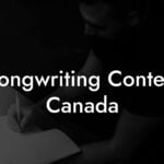songwriting contest canada lyric assistant