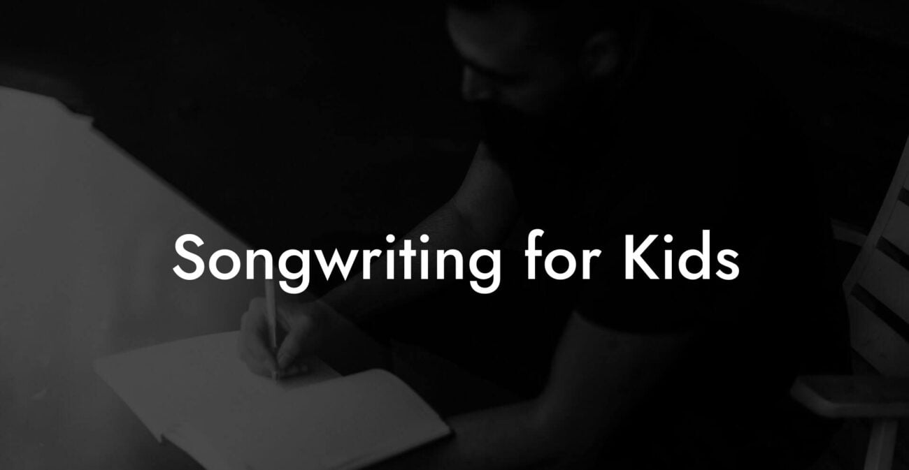 songwriting for kids lyric assistant