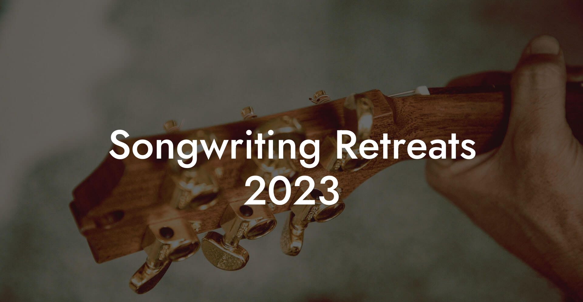 songwriting retreats 2023 lyric assistant