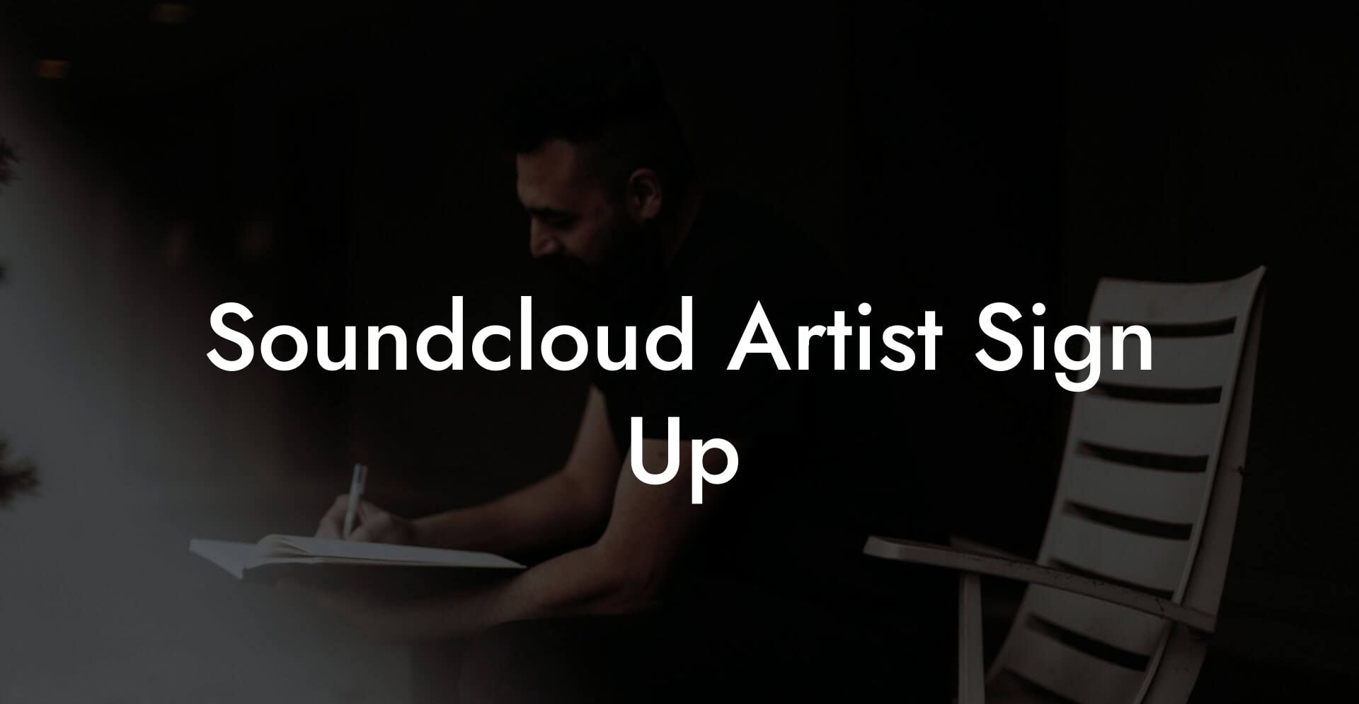 Soundcloud Artist Sign Up