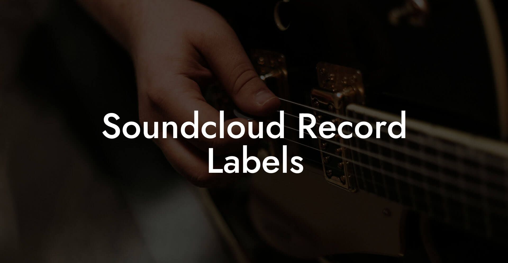 Soundcloud Record Labels