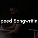 speed songwriting lyric assistant