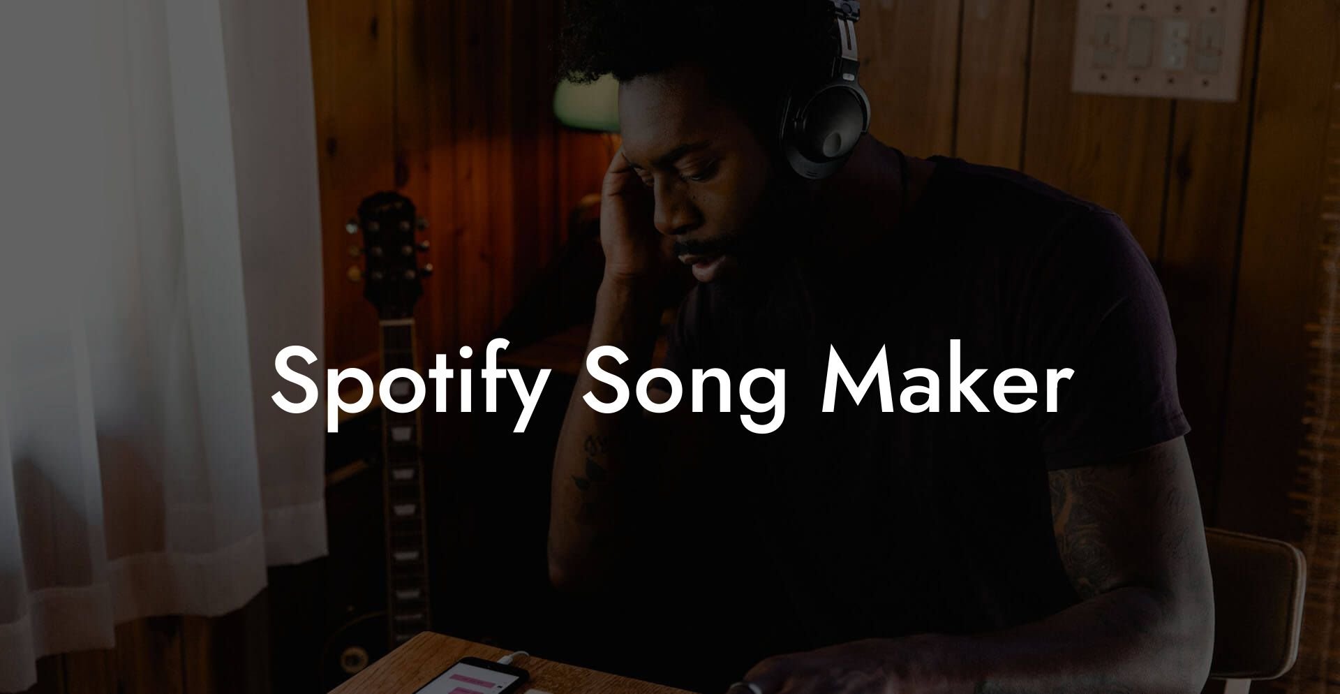 spotify song maker lyric assistant