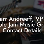 Starr Andreeff, VP at Maple Jam Music Group Contact Details