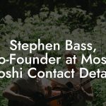 Stephen Bass, Co-Founder at Moshi Moshi Contact Details