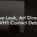 Steve Louk, Art Director at VH1 Contact Details