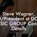 Steve Wagner, CEO/President at DOMO MUSIC GROUP Contact Details