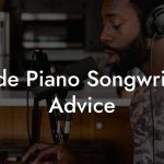 Stride Piano Songwriting Advice