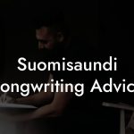 Suomisaundi Songwriting Advice