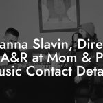 Suzanna Slavin, Director of A&R at Mom & Pop Music Contact Details