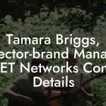 Tamara Briggs, Director-brand Manager at BET Networks Contact Details