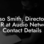 Tasso Smith, Director of A&R at Audio Network Contact Details