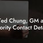 Ted Chung, GM at Priority Contact Details
