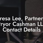 Teresa Lee, Partner at Pryor Cashman LLP Contact Details