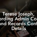 Terese Joseph, Recording Admin Coor at Island Records Contact Details
