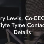 Terry Lewis, Co-CEO at Flyte Tyme Contact Details