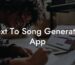text to song generator app lyric assistant