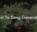 text to song generator lyric assistant