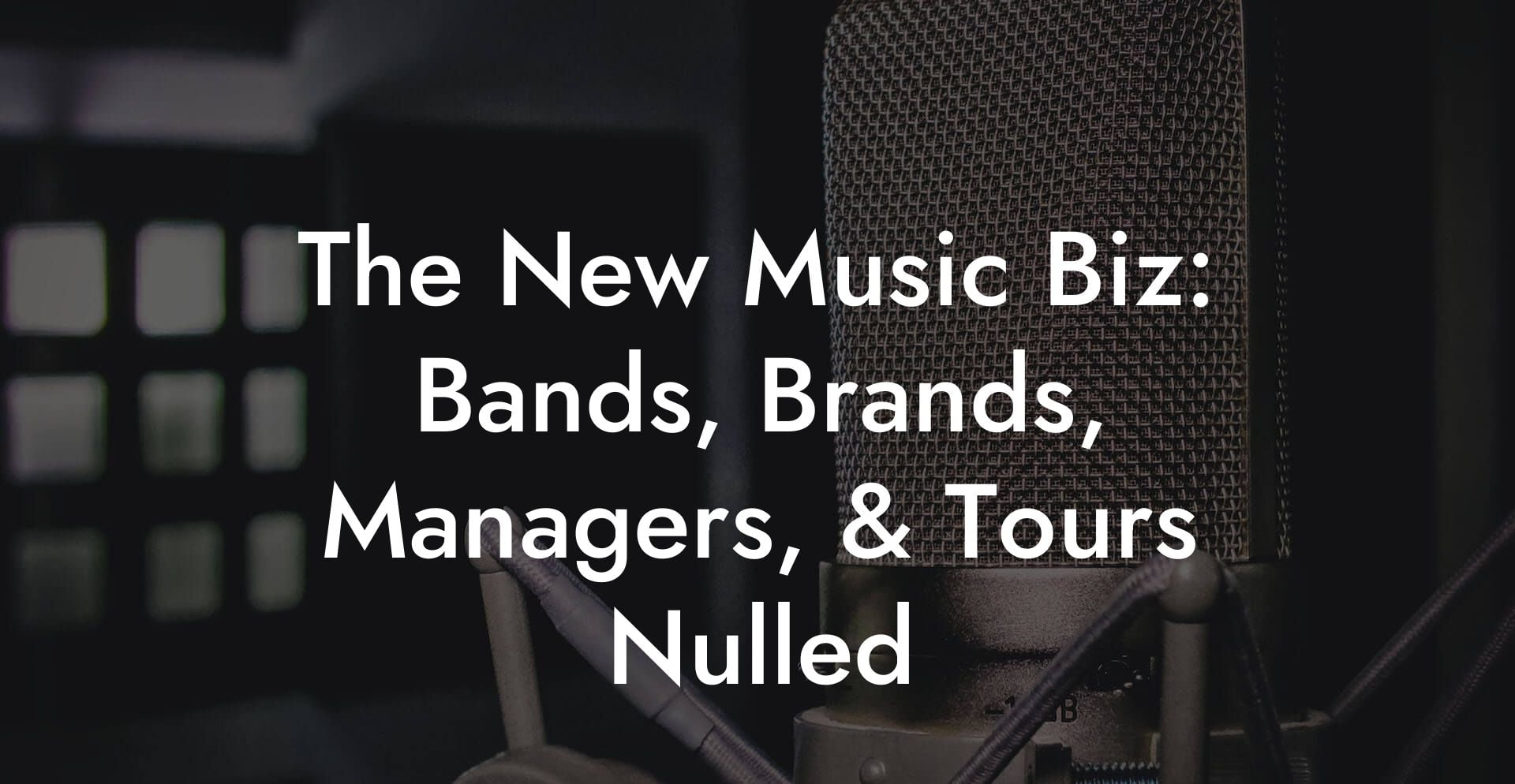 The New Music Biz: Bands, Brands, Managers, & Tours Nulled