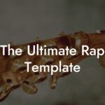 the ultimate rap template lyric assistant